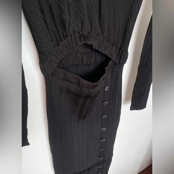 Brand new Self-Portrait cut-out detail ribbed-knit midi dress - Picture 10 of 11